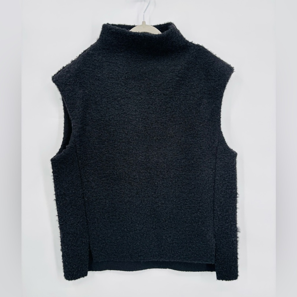 Zara textured sweater vest in BLACK - Picture 3 of 5